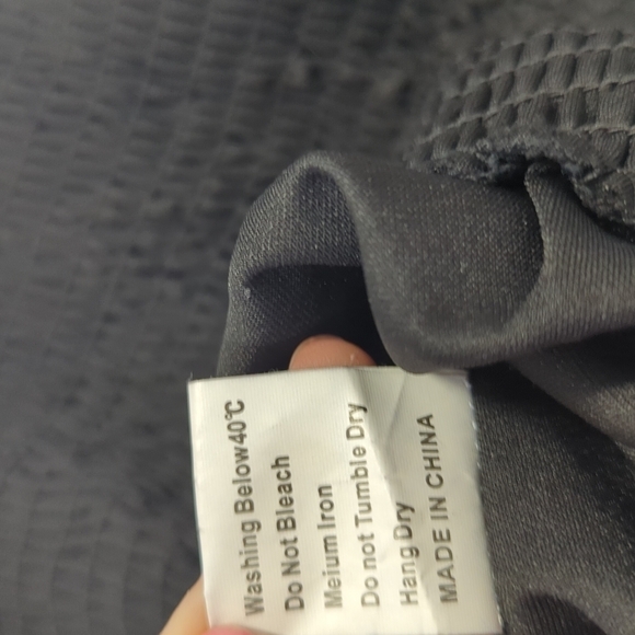 Brach Brach Balloon Sleeves Smock Dress Black S party cocktail goth office - Picture 8 of 9